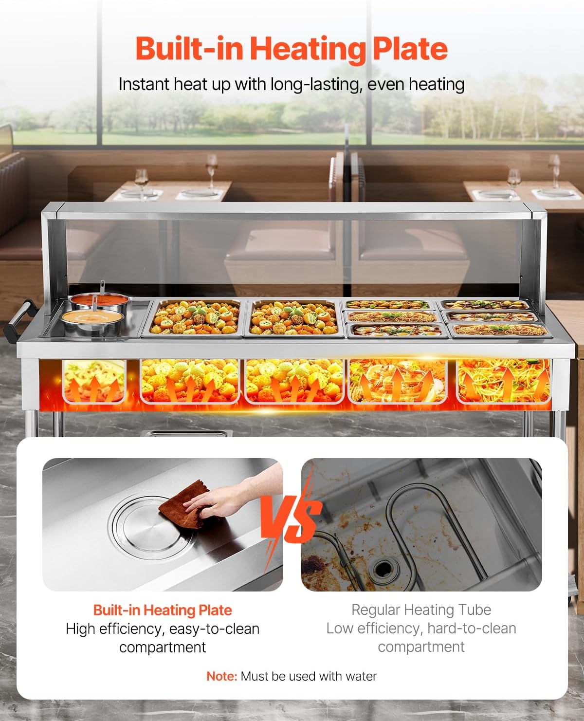 VEVOR Commercial Food Warmer